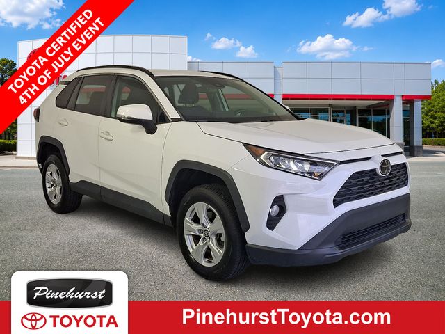 White 2021 Toyota RAV4 SUV / Crossover Front-Wheel Drive 8-Speed Automatic