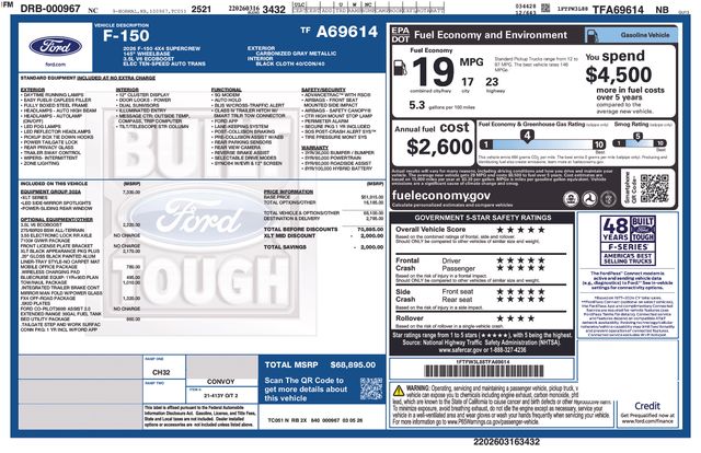 New 2026 Gray Ford XLT image 24
