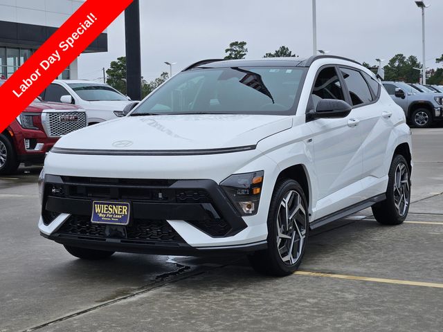 Atlas White 2024 Hyundai Kona SUV / Crossover All-Wheel Drive 8-Speed Automatic