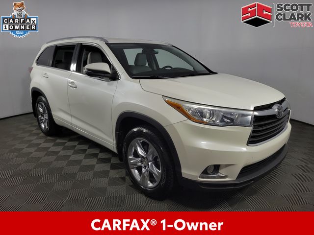 White (Blizzard Pearl) 2015 Toyota Highlander SUV / Crossover All-Wheel Drive 6-Speed Automatic Overdrive