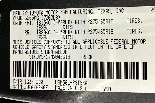 2021 Toyota Tundra SR5 photo
