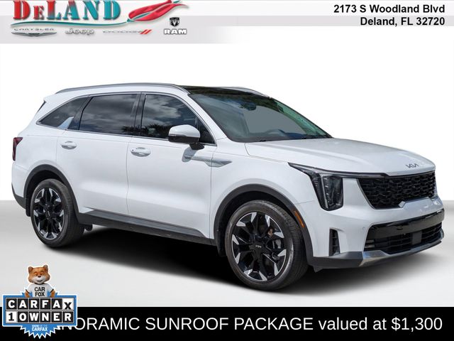 Glacial White Pearl 2024 Kia Sorento EX FWD SUV / Crossover Front-Wheel Drive 8-Speed Dual Clutch