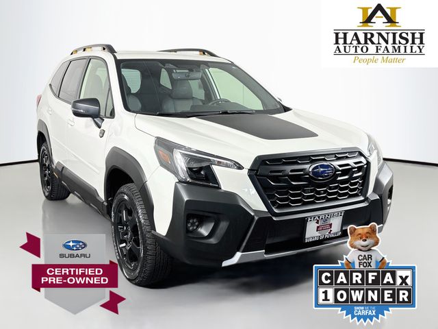 Crystal White Pearl 2023 Subaru Forester SUV / Crossover All-Wheel Drive Continuously Variable Transmission