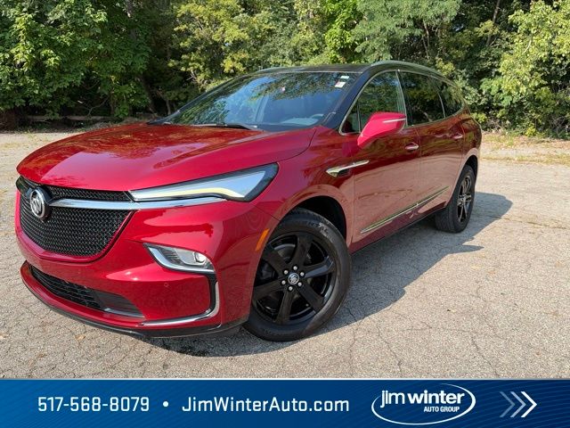 Cherry Red 2023 Buick Enclave SUV / Crossover Four-Wheel Drive 9-Speed Automatic