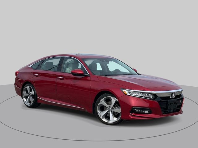Red 2018 Honda Accord Sedan Front-Wheel Drive Continuously Variable Transmission