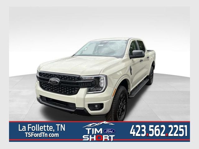 Desert Sand 2026 Ford Ranger XLT SuperCrew 4WD Pickup Truck Four-Wheel Drive Automatic