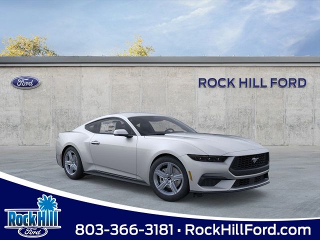 Iconic Silver Metallic 2026 Ford Mustang EcoBoost Fastback RWD Coupe Rear-Wheel Drive Automatic