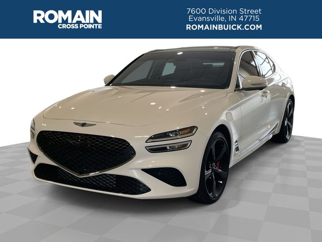 Uyuni White 2026 Genesis G70 Sedan All-Wheel Drive 8-Speed Automatic