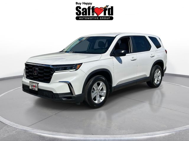 Platinum White Pearl 2023 Honda Pilot LX AWD SUV / Crossover All-Wheel Drive Automatic