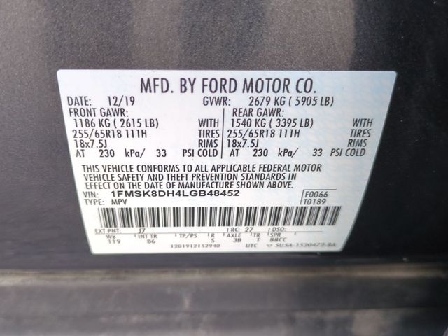 used 2020 Ford Explorer car, priced at $19,991