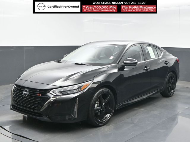 Super Black 2025 Nissan Sentra Sedan Front-Wheel Drive Continuously Variable Transmission
