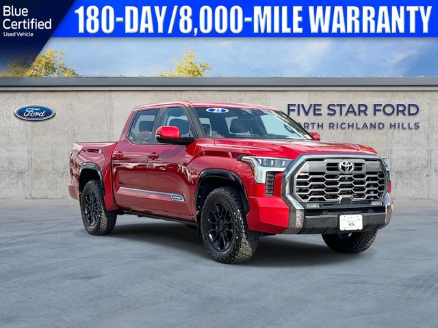 Red 2025 Toyota Tundra Pickup Truck Four-Wheel Drive Automatic