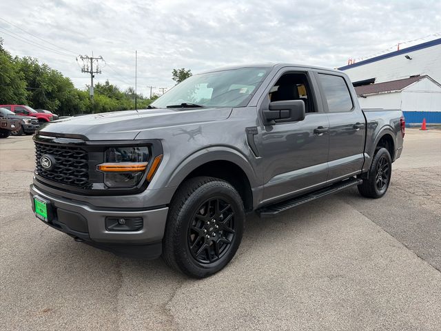 Gray 2024 Ford F-150 Pickup Truck Four-Wheel Drive Automatic