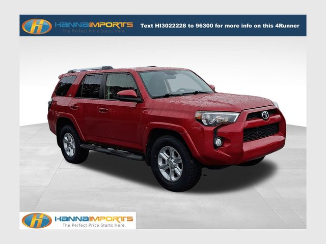 Barcelona Red Metallic 2019 Toyota 4Runner SR5 SUV / Crossover 4X2 5-Speed Automatic Overdrive