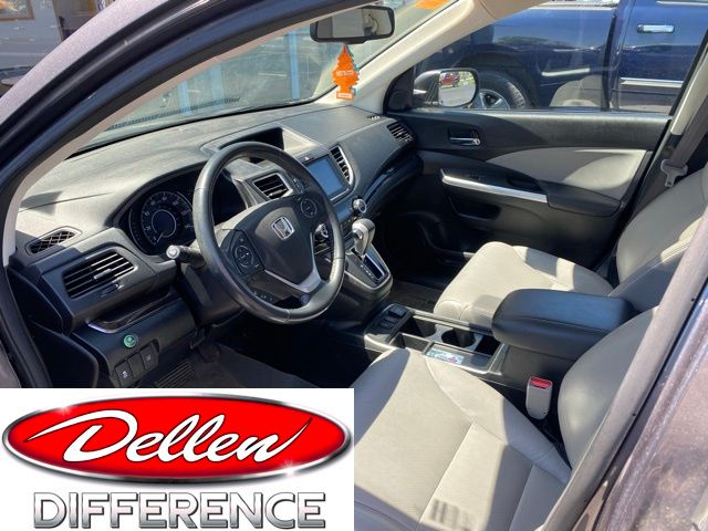 Gray 2015 Honda CR-V EX-L AWD SUV / Crossover All-Wheel Drive Continuously Variable Transmission