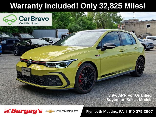 Yellow 2023 Volkswagen Golf GTI Hatchback Front-Wheel Drive 7-Speed Dual Clutch