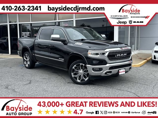 Diamond Black Crystal Pearlcoat 2023 RAM 1500 Pickup Truck Four-Wheel Drive 8-Speed Automatic