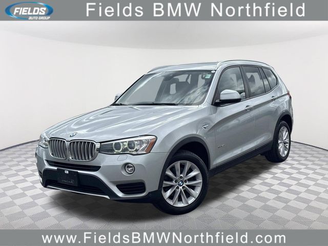Glacier Silver Metallic 2017 BMW X3 xDrive28i AWD SUV / Crossover All-Wheel Drive 8-Speed Automatic