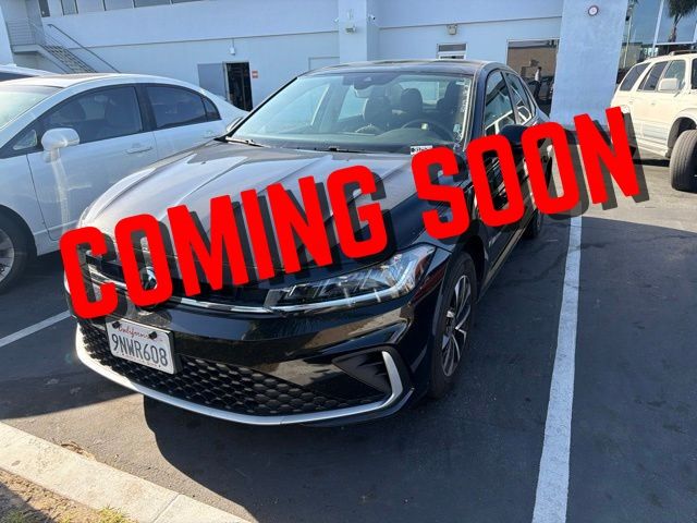 Deep Black 2025 Volkswagen Jetta Sedan Front-Wheel Drive 8-Speed Automatic