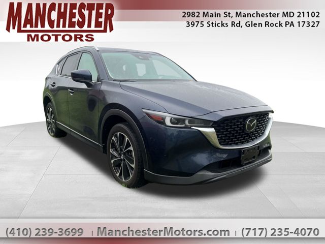 Deep Crystal Blue Mica 2023 Mazda CX-5 2.5 S Premium Plus AWD SUV / Crossover All-Wheel Drive 6-Speed Automatic
