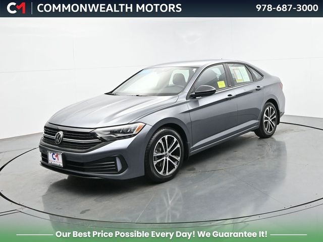 Platinum Gray Metallic 2023 Volkswagen Jetta Sedan Front-Wheel Drive 8-Speed Automatic
