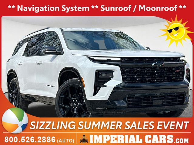 Summit White 2024 Chevrolet Traverse SUV / Crossover Four-Wheel Drive 8-Speed Automatic