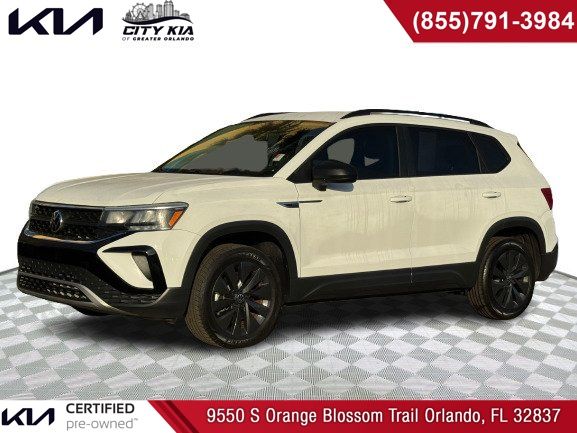 White 2022 Volkswagen Taos S FWD SUV / Crossover Front-Wheel Drive 8-Speed Automatic