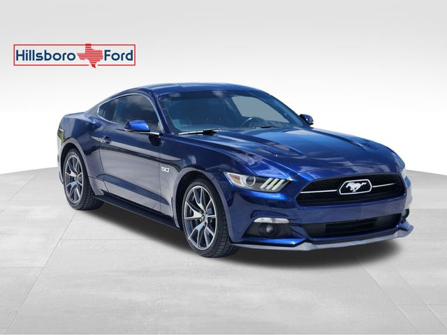 2015 Kona Blue Metallic Ford Mustang GT 50 Years Limited Edition RWD Coupe