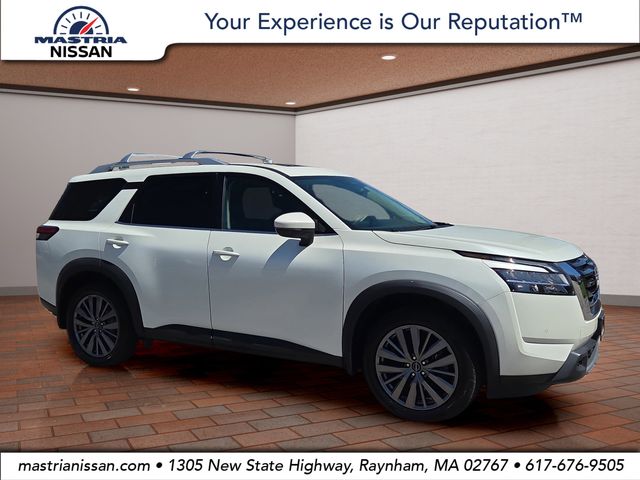 Pearl White Tricoat 2023 Nissan Pathfinder SUV / Crossover All-Wheel Drive 9-Speed Automatic