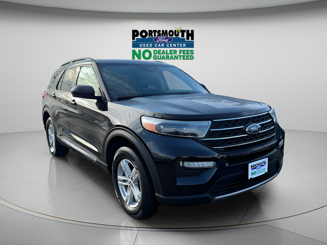 Black Metallic 2022 Ford Explorer SUV / Crossover All-Wheel Drive Automatic