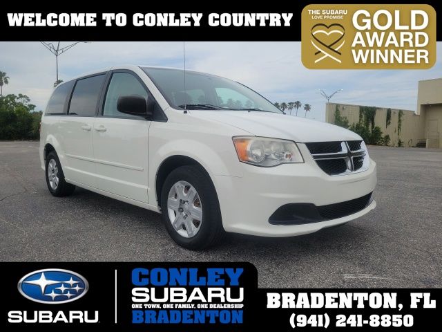 Stone White Clearcoat 2012 Dodge Grand Caravan American Value Package FWD Minivan Front-Wheel Drive 6-Speed Automatic
