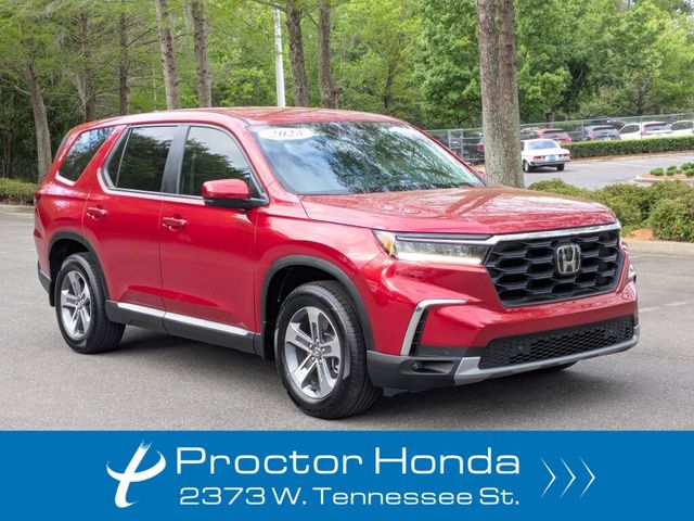 Radiant Red Metallic II 2025 Honda Pilot EX-L AWD SUV / Crossover All-Wheel Drive Automatic