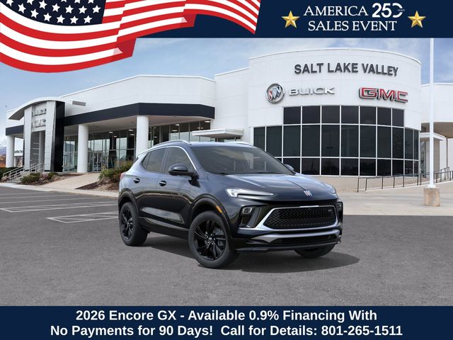 Black (Ebony Twilight Metallic) 2026 Buick Encore GX SUV / Crossover All-Wheel Drive 9-Speed Automatic