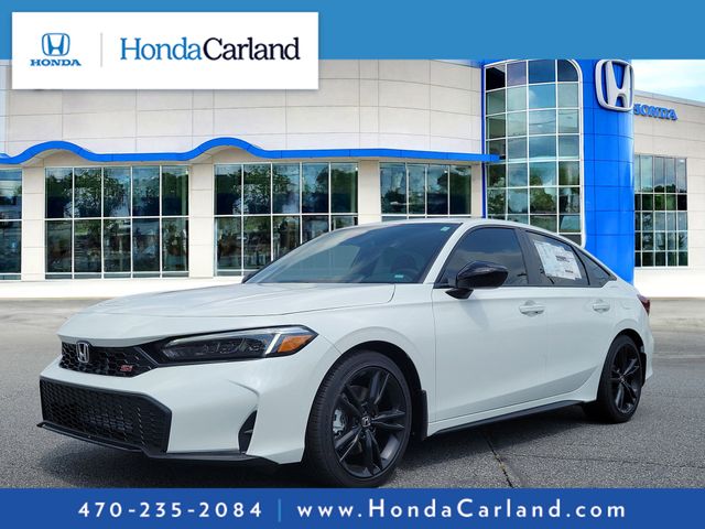 Platinum White 2026 Honda Civic Sedan Front-Wheel Drive 6-Speed Manual