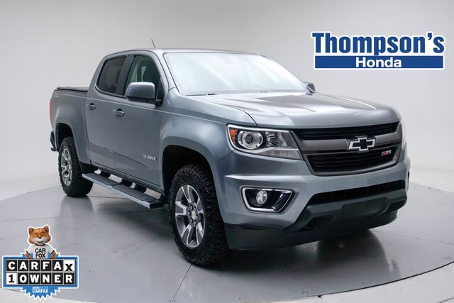 Gray (Satin Steel Metallic) 2018 Chevrolet Colorado Pickup Truck Four-Wheel Drive 8-Speed Automatic