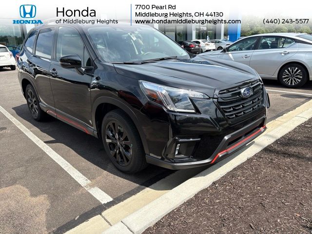 Crystal Black Silica 2024 Subaru Forester SUV / Crossover All-Wheel Drive Continuously Variable Transmission