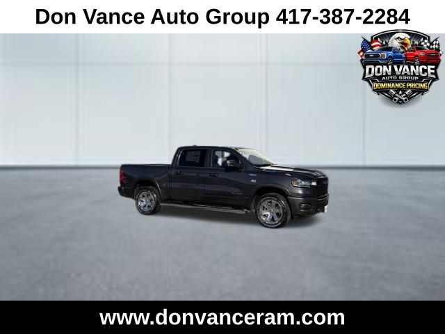 Gray (Granite Crystal Metallic Clearcoat) 2026 RAM 1500 Big Horn Crew Cab 4WD Pickup Truck Four-Wheel Drive 8-Speed Automatic