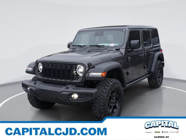 Gray (Granite Crystal Metallic Clearcoat) 2026 Jeep Wrangler SUV / Crossover Four-Wheel Drive 8-Speed Automatic
