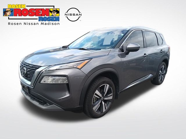 Gray (Gun Metallic) 2021 Nissan Rogue SL AWD SUV / Crossover All-Wheel Drive Continuously Variable Transmission