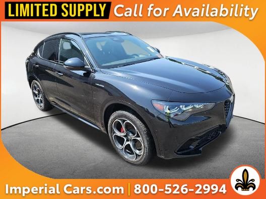 Vulcano Black Metallic 2025 Alfa Romeo Stelvio SUV / Crossover All-Wheel Drive 8-Speed Automatic