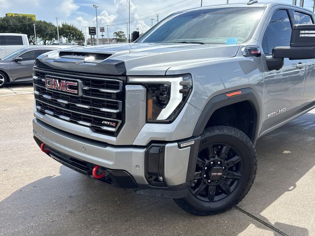 2025 GMC Sierra 2500HD AT4 Silver at Bayway Cadillac of The Woodlands