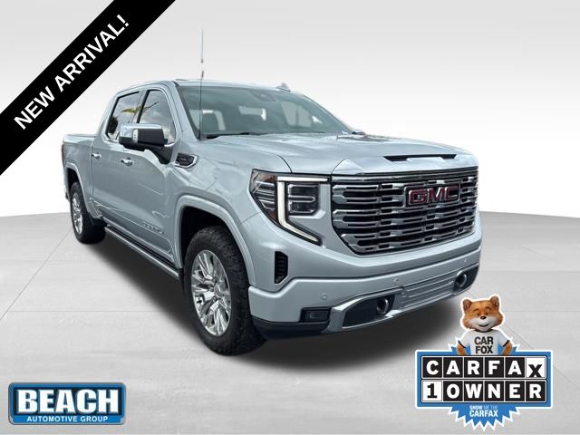 Quicksilver Metallic 2022 GMC Sierra 1500 Denali Crew Cab 4WD Pickup Truck Four-Wheel Drive Automatic