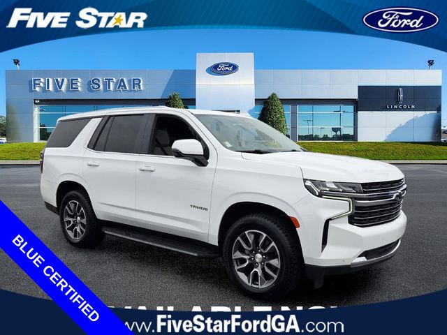 Summit White 2021 Chevrolet Tahoe SUV / Crossover 4X2 