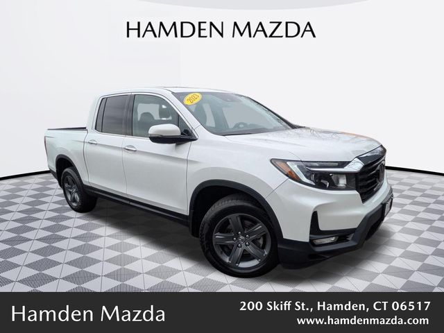 White 2023 Honda Ridgeline Pickup Truck All-Wheel Drive 9-Speed Automatic