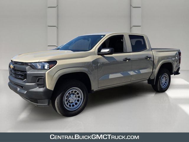 Sand Dune Metallic 2024 Chevrolet Colorado Work Truck Crew Cab RWD Pickup Truck 4X2 8-Speed Automatic