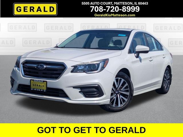 Crystal White Pearl 2018 Subaru Legacy Sedan All-Wheel Drive Continuously Variable Transmission