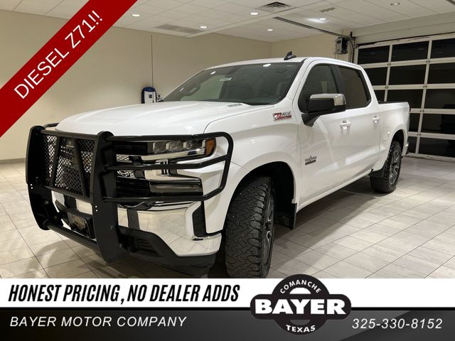 Summit White 2021 Chevrolet Silverado 1500 Pickup Truck Four-Wheel Drive Automatic