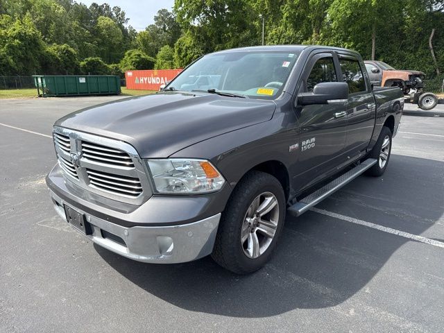 Gray (Granite Crystal Metallic Clearcoat) 2014 RAM 1500 Big Horn Crew Cab 4WD Pickup Truck Four-Wheel Drive 8-Speed Automatic