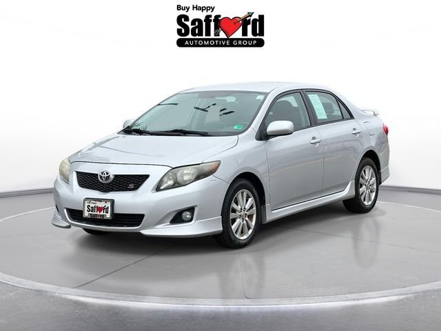 Classic Silver 2010 Toyota Corolla S Sedan Front-Wheel Drive 4-Speed Automatic