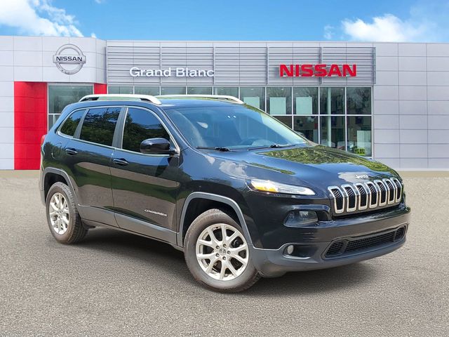 Brilliant Black Crystal Pearlcoat 2015 Jeep Cherokee SUV / Crossover Four-Wheel Drive 9-Speed Automatic